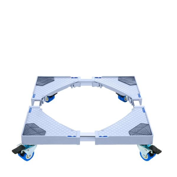 Aviksha Enterprise Premium Heavy Duty Adjustable Top Load Washing Machine/Refrigerator/Fridge/Dishwasher/Air Cooler Trolley/Stand With Wheels : Colour - Bluish Grey