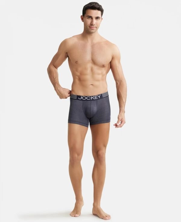 Jockey MM05 Men's Microfiber Mesh Elastane Stretch Sport Trunk with Stay Dry Technology