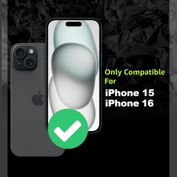Amozo Easy Fit Tempered Glass Screen Protector Guard for iPhone 16 / iPhone 15 Edge To Edge Coverage (with easy applicator) - Pack of 2