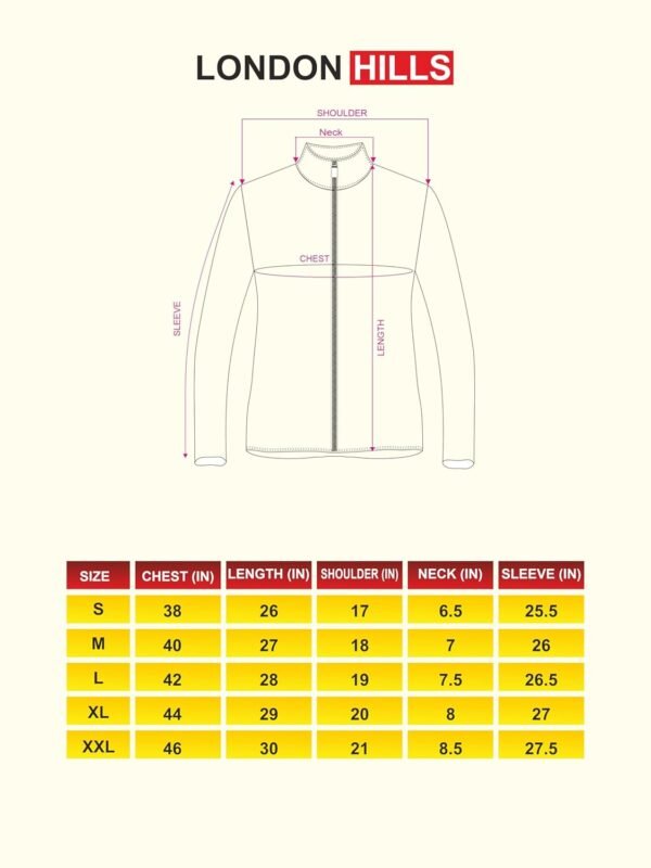 London Hills Full Sleeve Polyester Full Zip with Pocket Solid Men's Sports Track Standard Length Jacket