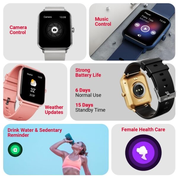 Fire-Boltt Ninja Call Pro Plus 46.48mm (1.83 inch) Smart Watch with Bluetooth Calling, AI Voice Assistance, 100 Sports Modes IP67 Rating, 240 * 280 Pixel High Resolution
