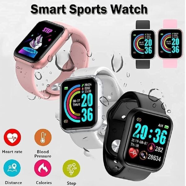 mi Smart Watch for Kids Men Boys 10-12 Years Old, Women Girls ID116 Bluetooth Smartwatch Wireless Fitness Band | Sports Gym Watch for All Smart Phones I Heart Rate and spo2 Monitor