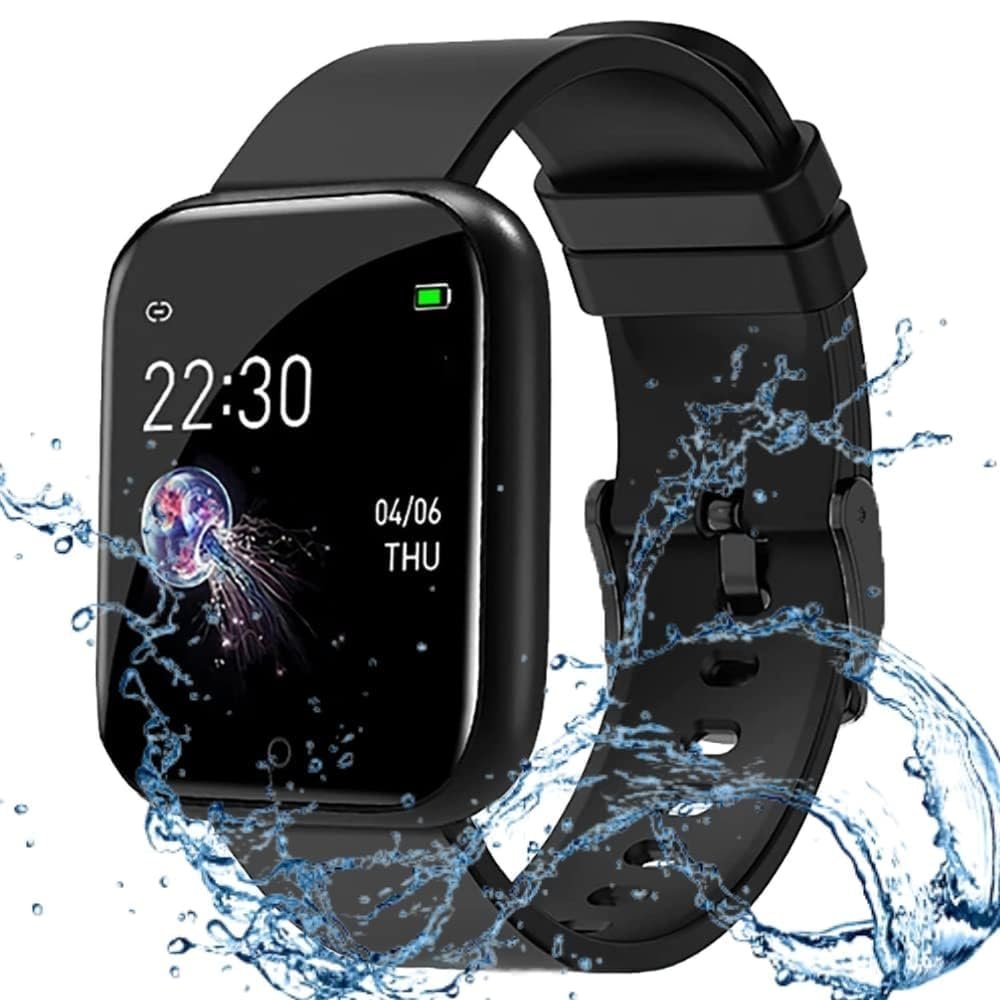 M1 Smart Watch for Kids Women Boys Men Girls ID116 Phone Watch Wrist Activity Tracker Multip Functional Smart Watch Compatible with All Android and iOS Devices.