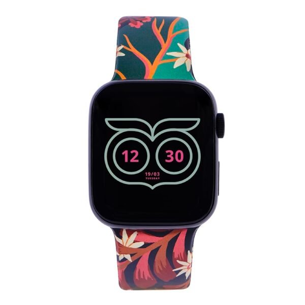 Chumbak Women’s Smartwatch (Rainforest) | Bluetooth | 1.83-Inch HD Display | 24*7 Health Tracking Including Blood Oxygen | HR & BP Monitor|Fitness, Multi-Sport Mode & Sleep Tracking | 100+ Watch Faces