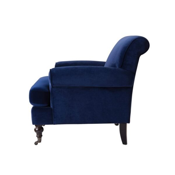 Jennifer Taylor Home Fabric Living Room Chair, Navy Blue