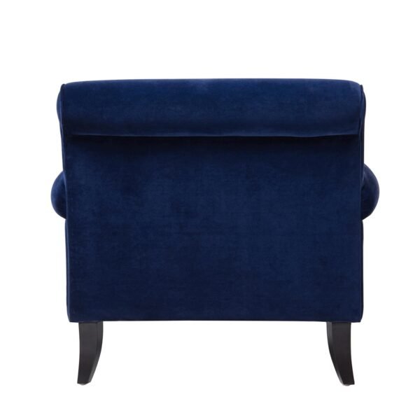 Jennifer Taylor Home Fabric Living Room Chair, Navy Blue