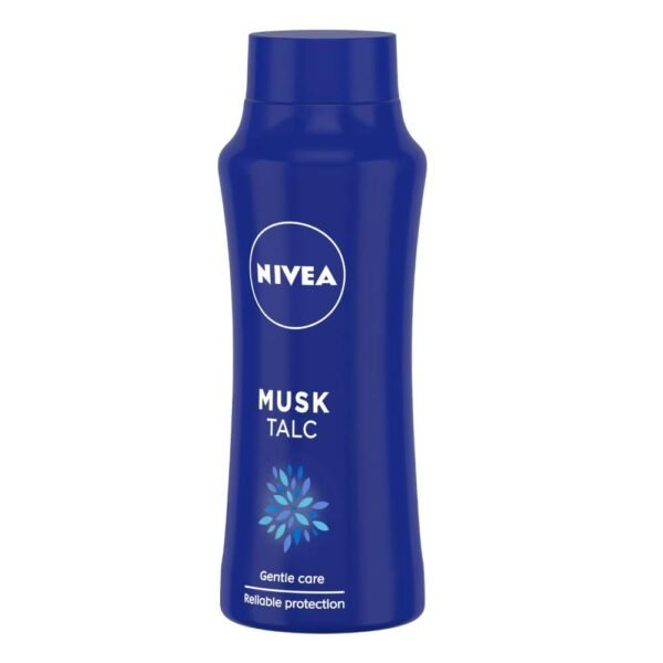 NIVEA Talcum Powder for Men & Women, Musk, For Gentle Fragrance & Reliable Protection Against Body Odour,100 g (Pack of 1)