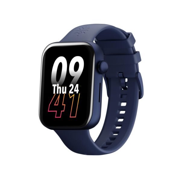 Cultsport Cult.Sport Burn 1.78" Amoled, 368X448 Res, Bt Calling, Crown Control, Voice Assistant, Aod Smartwatch (Dark Blue Strap, Free Size)