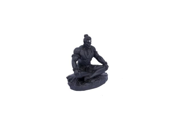 GUNENDRA Handicrafts Hanuman Ji Idol/Hanuman ji/Idols/Idol Home Decor/Mandir Decor/Murti/God Idols/Birthday Gift/Home Decoration (Black)
