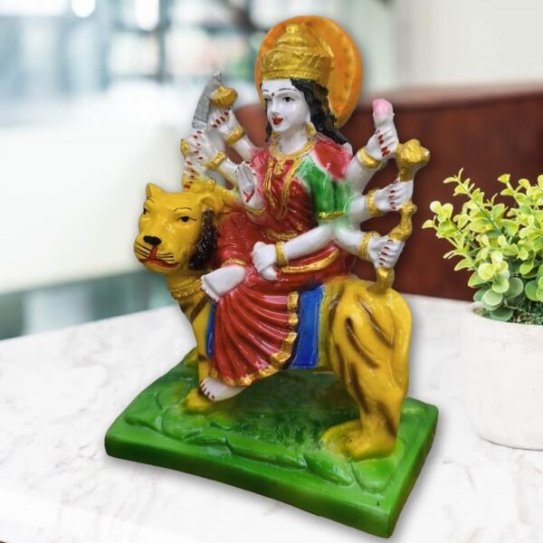 The Himalayan River Maa Durga | Maa Durga Murti, Sherowali MATA MATA Rani Murti Coloures Murti Home Decor Showpiece Worship MATA Rani Statue