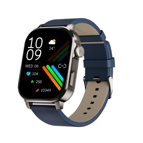 Cultsport Ace X 1.96" AMOLED Smartwatch, Premium Metallic Build Smartwatch for Men, Always On Display, Bluetooth Calling, Live Cricket Score, Health Tracking, Functional Crown