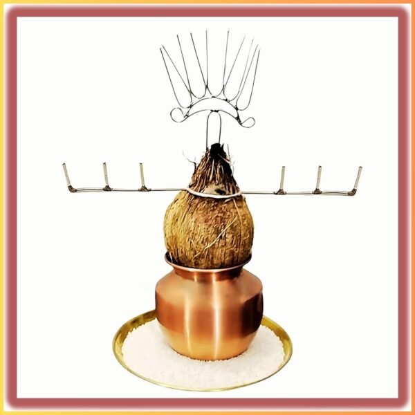 PujaNPujari varalakshmi Pooja or vaibhav Lakshmi Pooja kalasam Flower Stand Stick,Pooja Kalasam Decoration Sticks - Lakshmi Pooja Kalasam Flower Stand Stick - God Varalaxmi Pooja stand