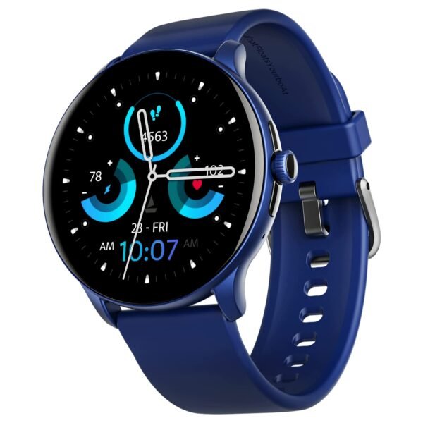 boAt Lunar Call Pro Smart Watch w/ 1.39 AMOLED Display, BT Calling,DIY Watch Face Studio, Coins, SensAI(Cricket Analysis),Apollo 3 Blue Plus Processor,Ambient Light Sensor(Deep Blue)