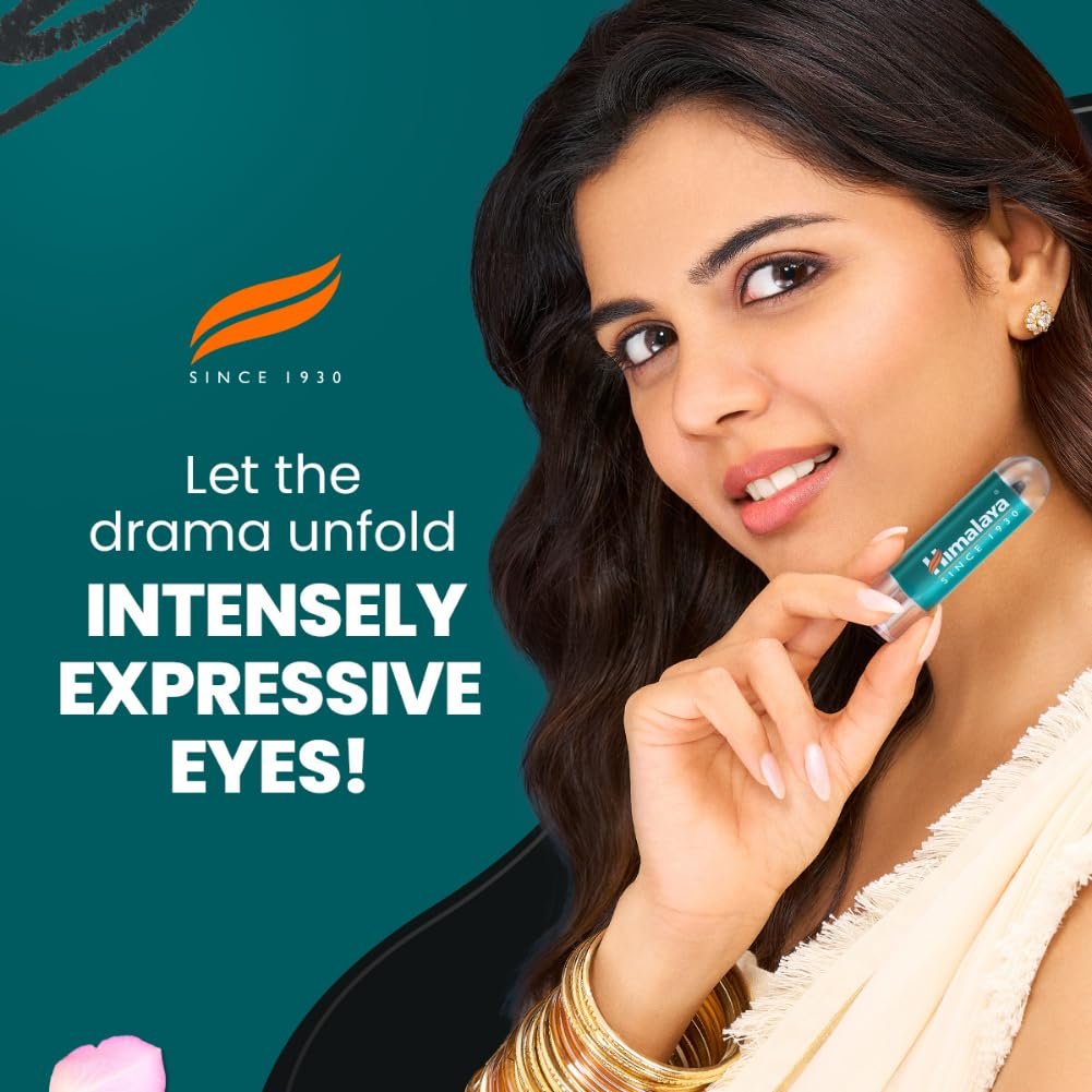 Himalaya SINCE 1930 Herbals Opaque Kajal Pencil, Black, 2.7G (Packaging May Vary)