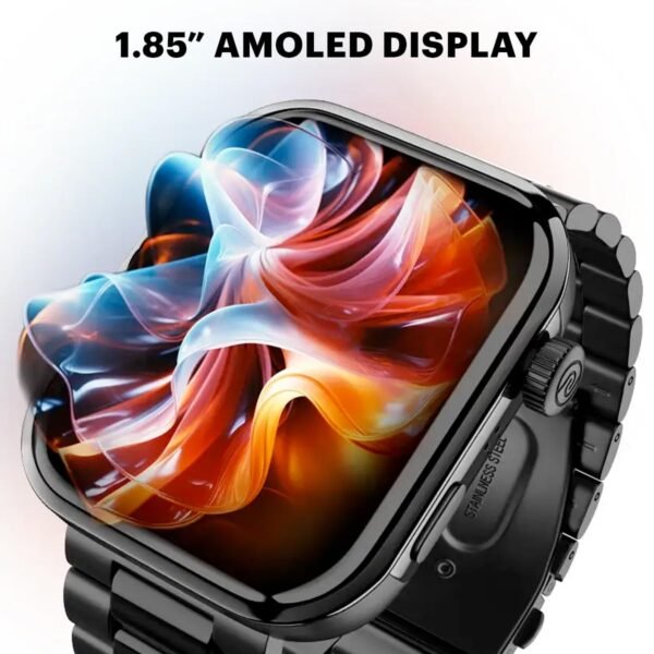Noise Pro 5 Smart Watch with 1.85" AMOLED Display, BT Calling, New DIY Watch Faces, Ultra Personalization with Smart Dock, Productivity Suite, 100 Sports Modes and More (Rosegold Elite)