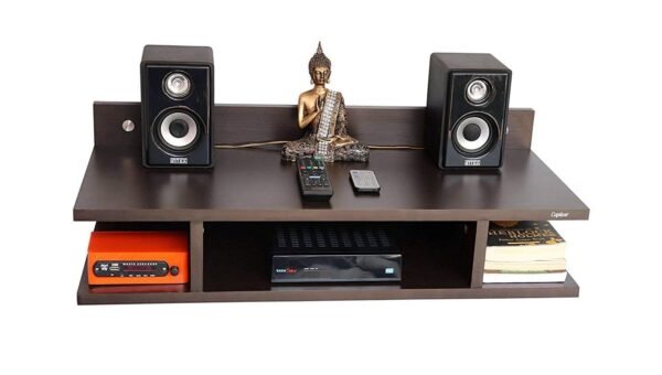Wooden Cave Furniture for Living Room | Wall Shelf for Kitchen | Brown Colour Shelf for Homre Decor |