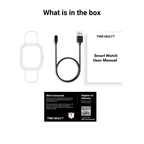 Fire-Boltt Maverick Smartwatch 51.308mm (2.02 inch) IPS Display, Luxury Stainless Steel Look, 320x385 Pixel Resolution, Bluetooth Calling, Voice Assistant (Black)