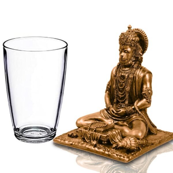 JD FRESH 4.5 inch Bahubali Hanuman Ji Murti for Car Dashboard, Lord Hanuman Idol Statue for Home Decoration and Puja, Made with Resin for Lightweight, Colour Black