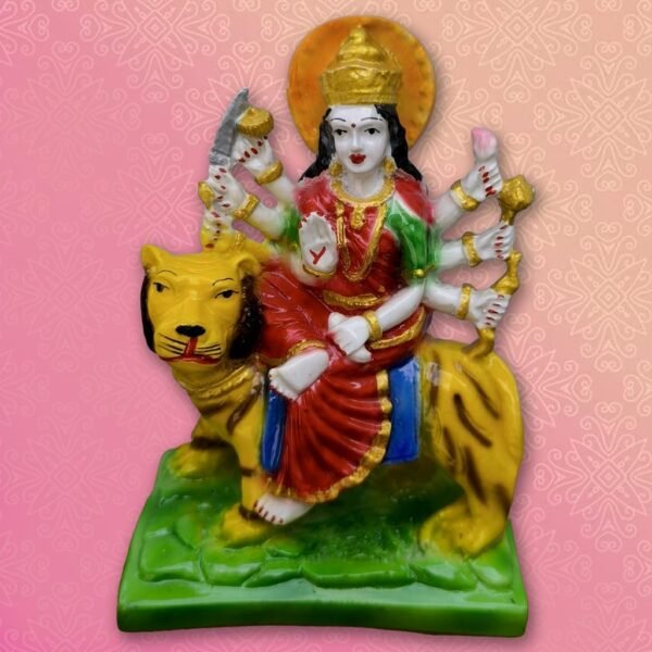 The Himalayan River Maa Durga | Maa Durga Murti, Sherowali MATA MATA Rani Murti Coloures Murti Home Decor Showpiece Worship MATA Rani Statue