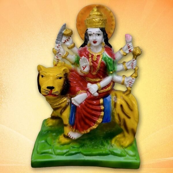 The Himalayan River Maa Durga | Maa Durga Murti, Sherowali MATA MATA Rani Murti Coloures Murti Home Decor Showpiece Worship MATA Rani Statue