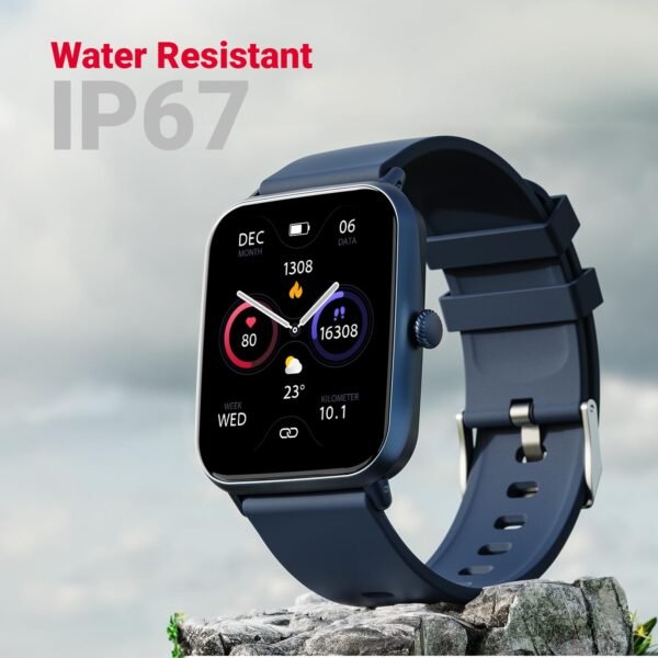 Fire-Boltt Ninja Call Pro Plus 46.48mm (1.83 inch) Smart Watch with Bluetooth Calling, AI Voice Assistance, 100 Sports Modes IP67 Rating, 240 * 280 Pixel High Resolution (Navy Blue)