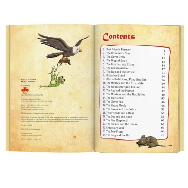 Moral Stories for Kids (Illustrated) - Story Book for Children - English Short Stories - Bedtime Stories - Read Aloud to Infants, Toddlers - Book for Kids 6+ Years Old