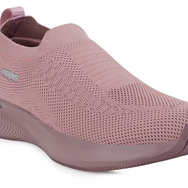 Campus Annie Casual Slip-On Shoes for Women | Women's Walking Shoes with Knitted Vamp Upper for Sock-Like Comfort | Anti-Slip Outsole | Slip-On Shoes for Women with Memory Foam Insole