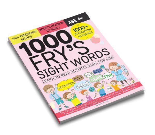 1000 Fry’s Sight Words: Learn to Read Activity Book for Kids