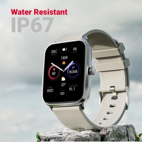 Fire-Boltt Ninja Call Pro Plus 46.48mm (1.83 inch) Smart Watch with Bluetooth Calling, AI Voice Assistance, 120 Sports Modes IP67 Rating, 240 * 280 Pixel High Resolution (Grey)