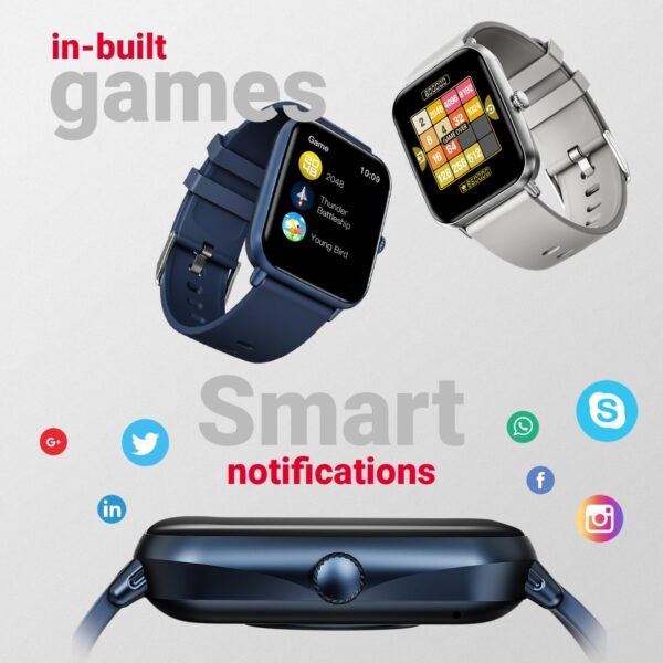 Fire-Boltt Ninja Call Pro Plus 46.48mm (1.83 inch) Smart Watch with Bluetooth Calling, AI Voice Assistance, 100 Sports Modes IP67 Rating, 240 * 280 Pixel High Resolution (Navy Blue)