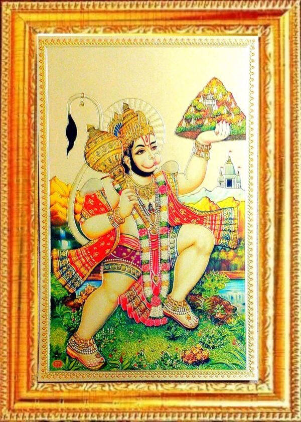 Suninow Hanuman ji photo frame (4 x 6 inch) (hanuman ji)