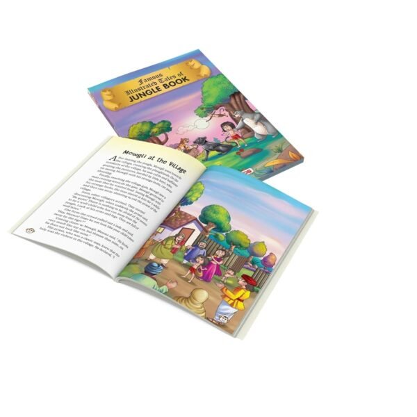 Jungle Book (Illustrated) - Adventures of Mowgli - Story Book for Kids - Bedtime Stories - Book for Kids 6+ Years Old - Read Aloud to Infants, Toddlers - Moral Stories