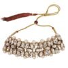 Shining Diva Fashion Latest Choker Design Antique Kundan Traditional Necklace Jewellery Set for Women