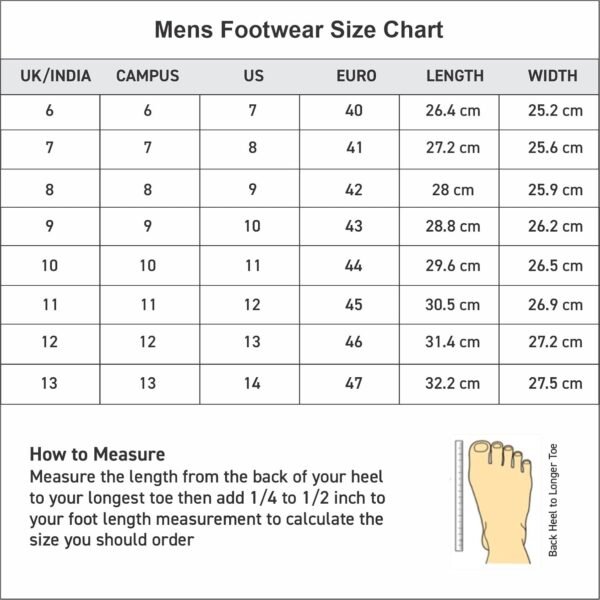 Campus North Plus Sports Running Walking Gym Shoes for Men | Comfortable Shoes for Men with Vamp Upper for Airflow | Stylish Lace-Up Closure | Men's Shoes with Air Capsule Unit