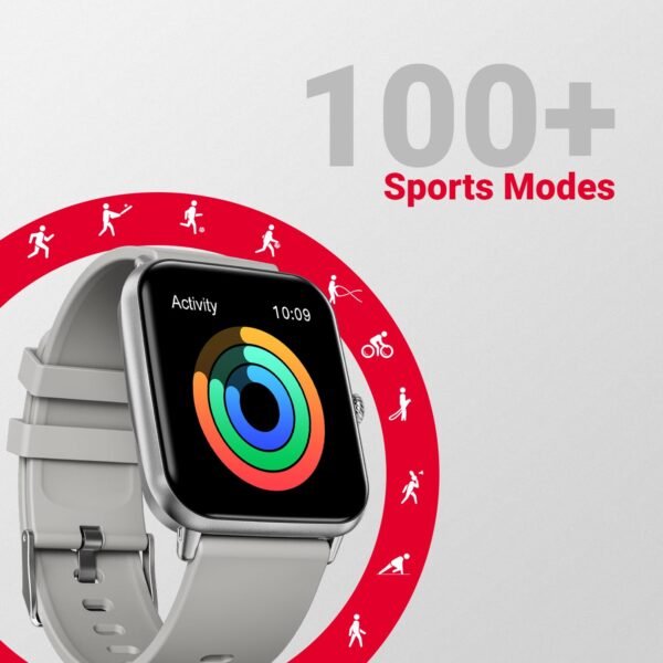Fire-Boltt Ninja Call Pro Plus 46.48mm (1.83 inch) Smart Watch with Bluetooth Calling, AI Voice Assistance, 120 Sports Modes IP67 Rating, 240 * 280 Pixel High Resolution (Grey)