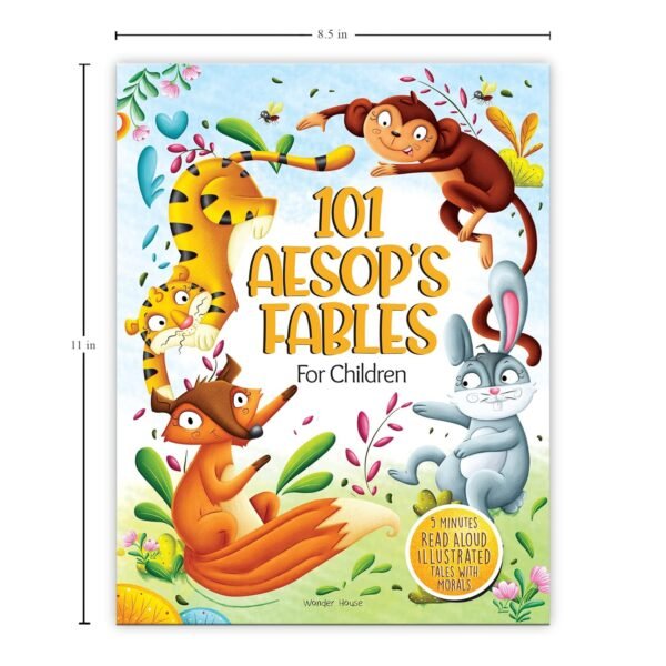 101 Aesop's Fables For Children 5 Minutes Read Aloud Illustrated Tales With Morals