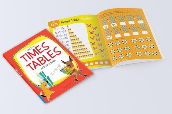 My First Times Tables Activity Book : Multiplication Tables From 1 - 20 with Fun and Easy Math Activities for Children