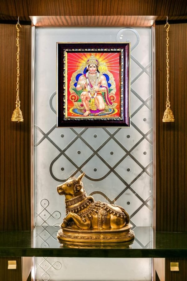 Suninow Hanuman ji Photo Frame | god Photo Frame (Maroon)