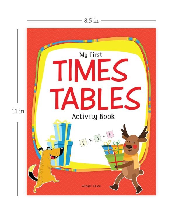 My First Times Tables Activity Book : Multiplication Tables From 1 - 20 with Fun and Easy Math Activities for Children