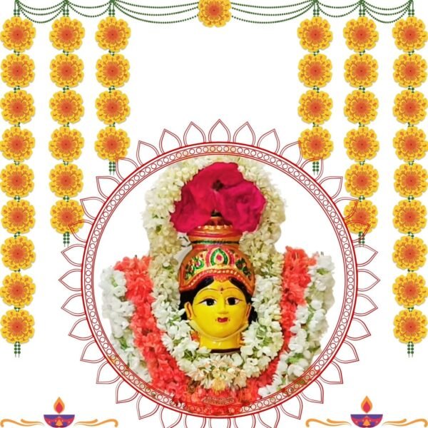 PujaNPujari varalakshmi Pooja or vaibhav Lakshmi Pooja kalasam Flower Stand Stick,Pooja Kalasam Decoration Sticks - Lakshmi Pooja Kalasam Flower Stand Stick - God Varalaxmi Pooja stand
