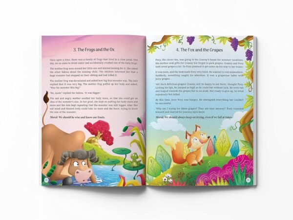101 Aesop's Fables For Children 5 Minutes Read Aloud Illustrated Tales With Morals