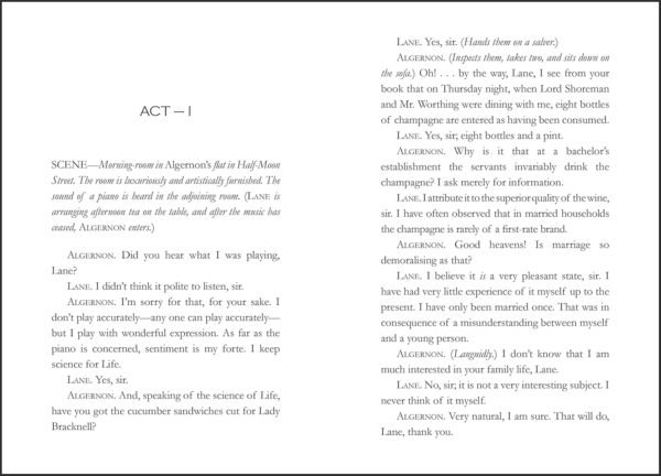 The Importance of Being Earnest
