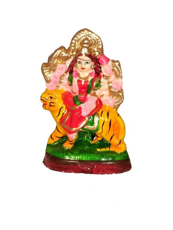 Suninow Goddess Maa Durga Devi Idol Statue Sherawali MATA Rani Spiritual Puja Vastu Showpiece Figurine - Religious Murti Pooja Gift Item (10 x 6 x 3)