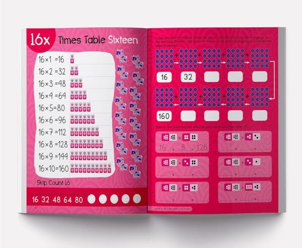 My First Times Tables Activity Book : Multiplication Tables From 1 - 20 with Fun and Easy Math Activities for Children