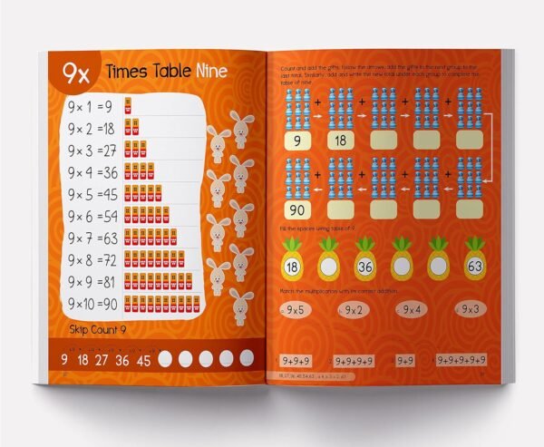 My First Times Tables Activity Book : Multiplication Tables From 1 - 20 with Fun and Easy Math Activities for Children