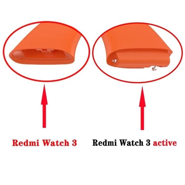 YODI Soft Silicone Classic Strap Bands for Redmi Watch 3 Active Smart Watch Only, Comfort and Flexible Straps for Men Women and Boys & Girl (BLUE-GREY)