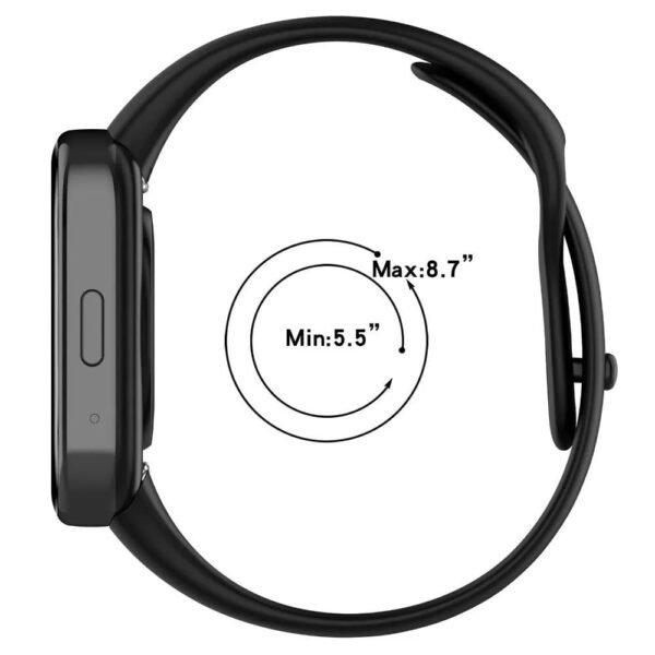 YODI Soft Silicone Classic Strap Bands for Redmi Watch 3 Active Smart Watch Only, Comfort and Flexible Straps for Men Women and Boys & Girl (BLUE-GREY)