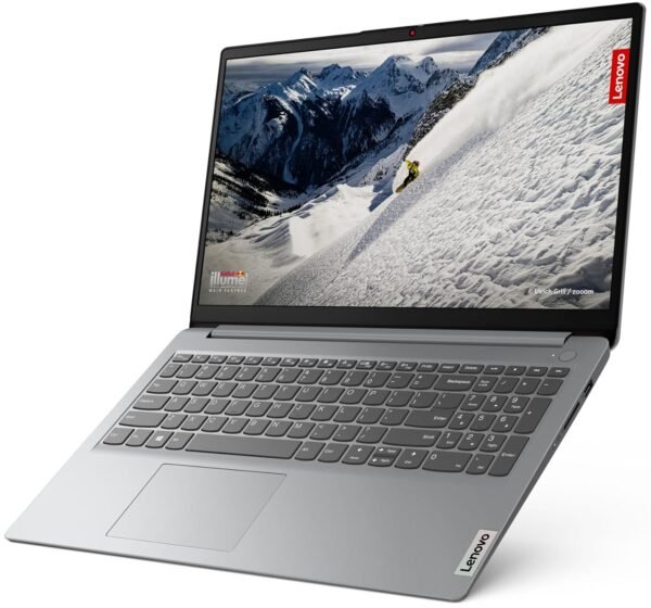 Lenovo IdeaPad Slim 1 AMD Ryzen 5 5500U 15.6" HD Thin and Light Laptop (16GB/512GB SSD/Integrated AMD Graphics/Windows 11 Home/MSO 21/1Yr ADP Free/Cloud Grey/1.61Kg), 82R400ERIN