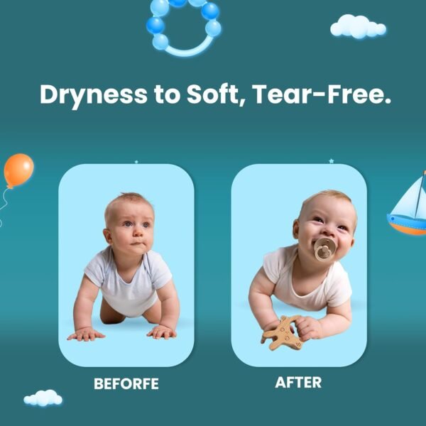 SKINAA Babysoft Gentle Cleansing Bathing Soap/Bar, Tear Free Pack of 3, 75g | Enriched with Goodness of Almond Oil, Glycerin & Shea Butter, for Soft, Smooth Skin, for New Born & Infant Unisex Babies