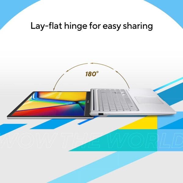 ASUS Vivobook 15 (2023), Intel Core i5-1335U 13th Gen, 15.6" (39.62 cms) FHD, Thin and Light Laptop (8GB RAM /512GB SSD/Intel Iris Xᵉ/Windows 11/Office 2021/Fingerprint/Silver/1.7 kg), X1504VA-NJ524WS